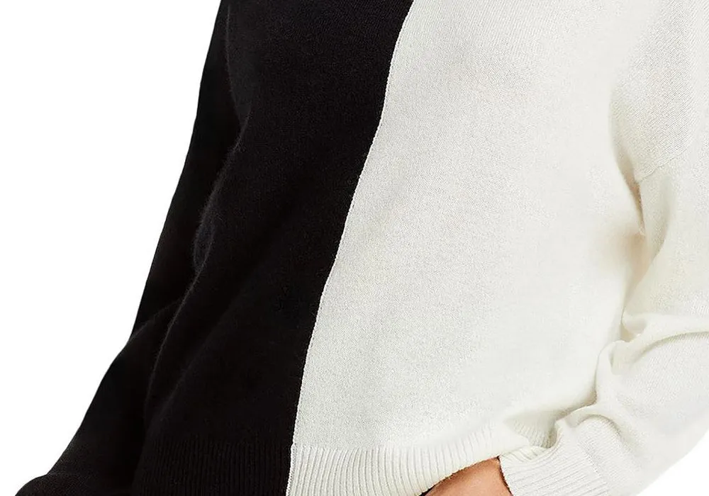 Aqua Color Block Cashmere Sweater Size M sold by Leota product image thumbnail 3