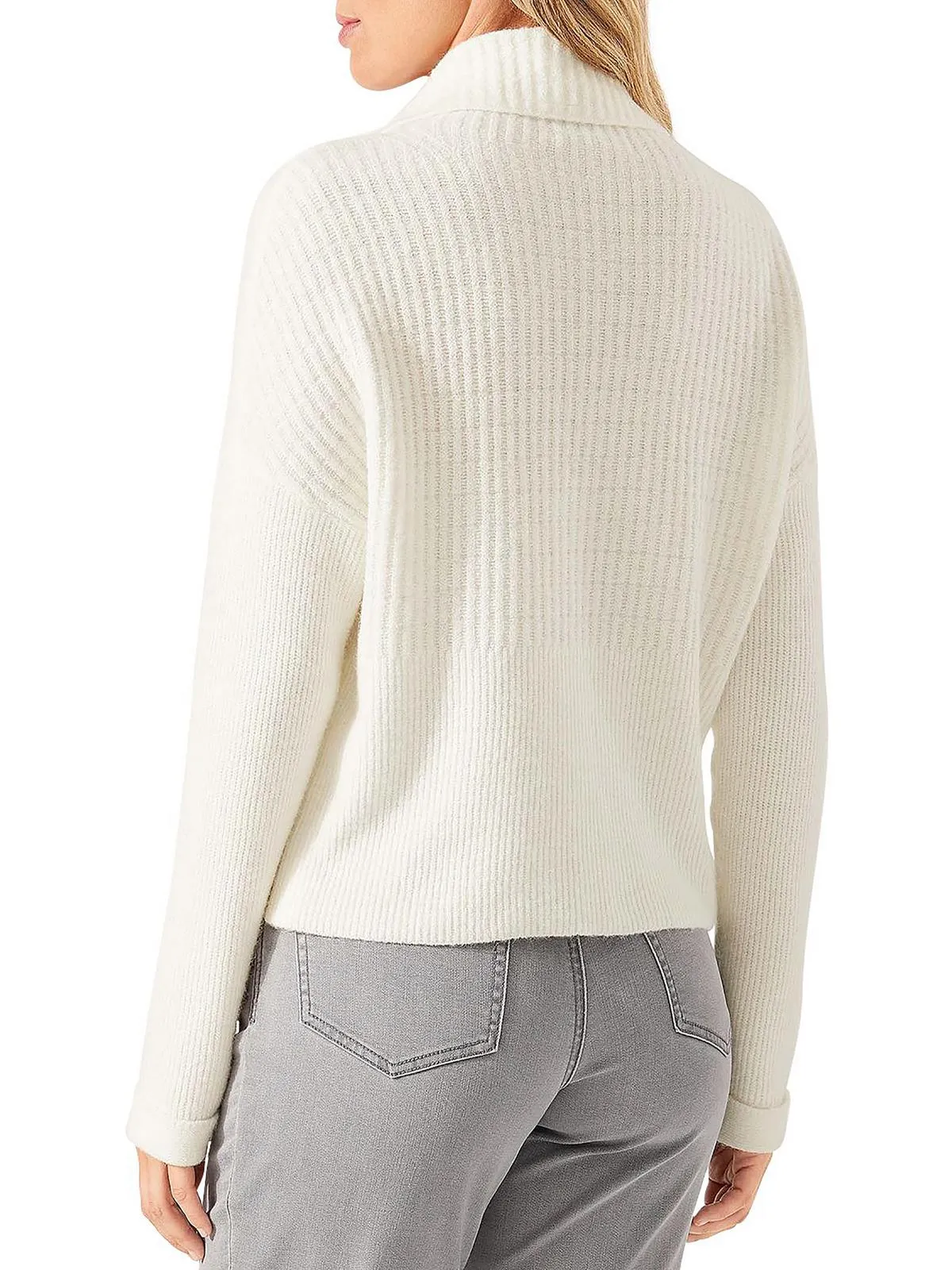 Tommy Bahama Womens Knit Pullover Funnel-Neck Sweater White Size S sold by Leota product image thumbnail 2
