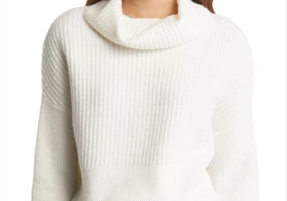 Tommy Bahama Womens Knit Pullover Funnel-Neck Sweater White Size S sold by Leota product image thumbnail 5