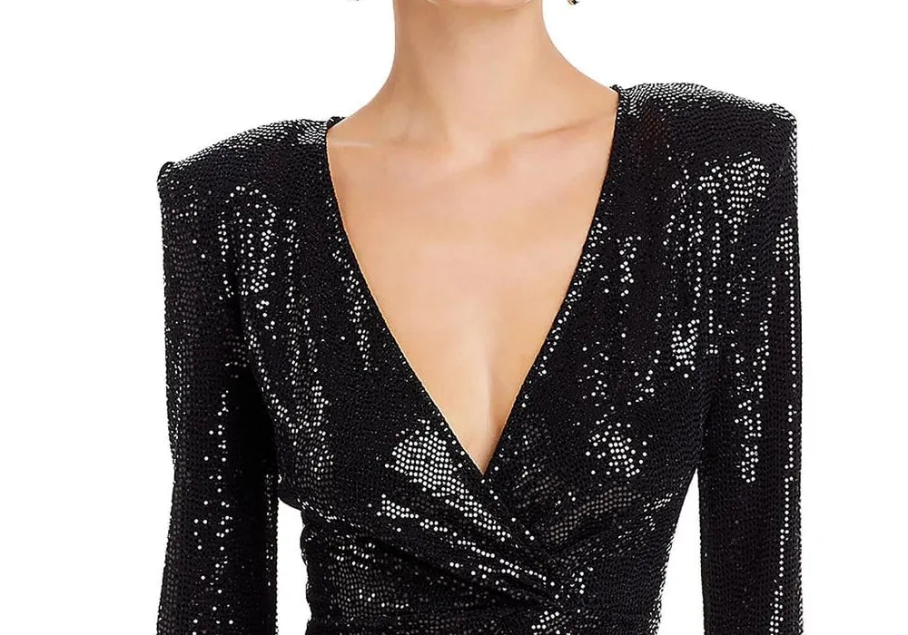 L'Agence Metallic Wrap Blazer Black Size XS sold by Leota product image thumbnail 2