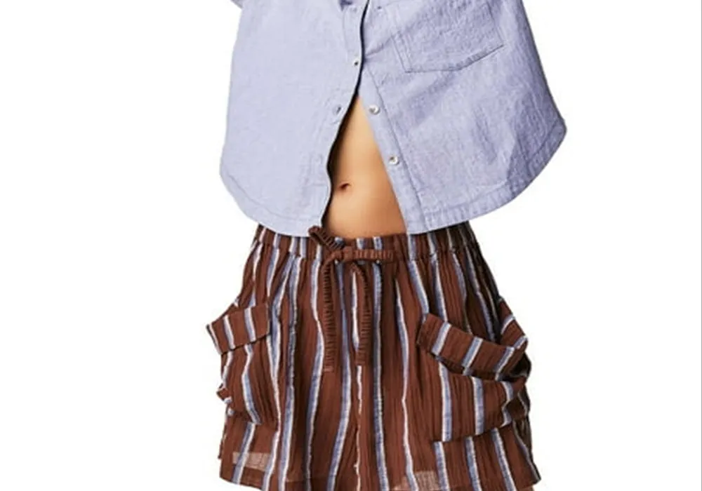 We The Free Womens Cotton Collared Button-Down Top Purple sold by Leota product image thumbnail 5
