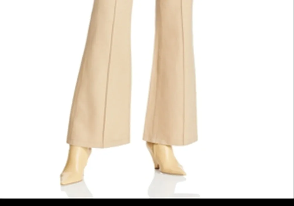 Lvir Flared Pants Beige Size S sold by Leota product image thumbnail 3