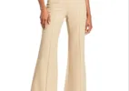 Lvir Flared Pants Beige Size S sold by Leota