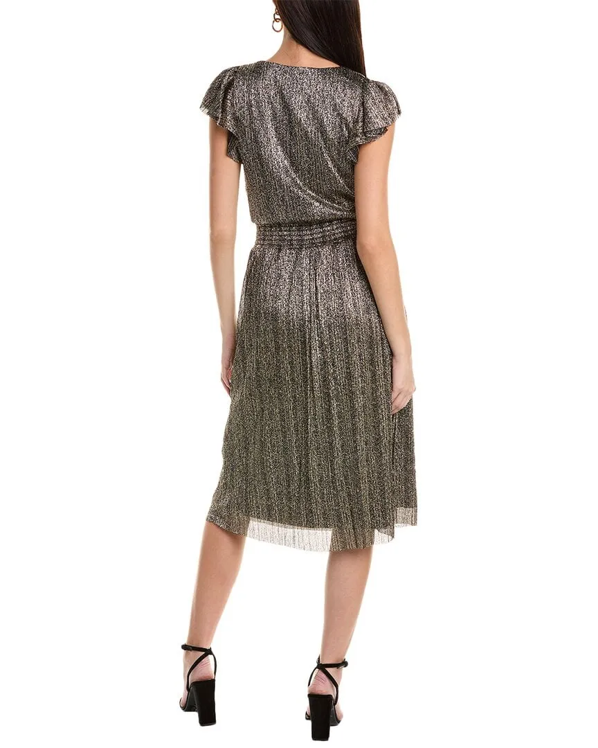 Vince Camuto Womens Ruffle Midi Dress Black Size M sold by Leota product image thumbnail 2