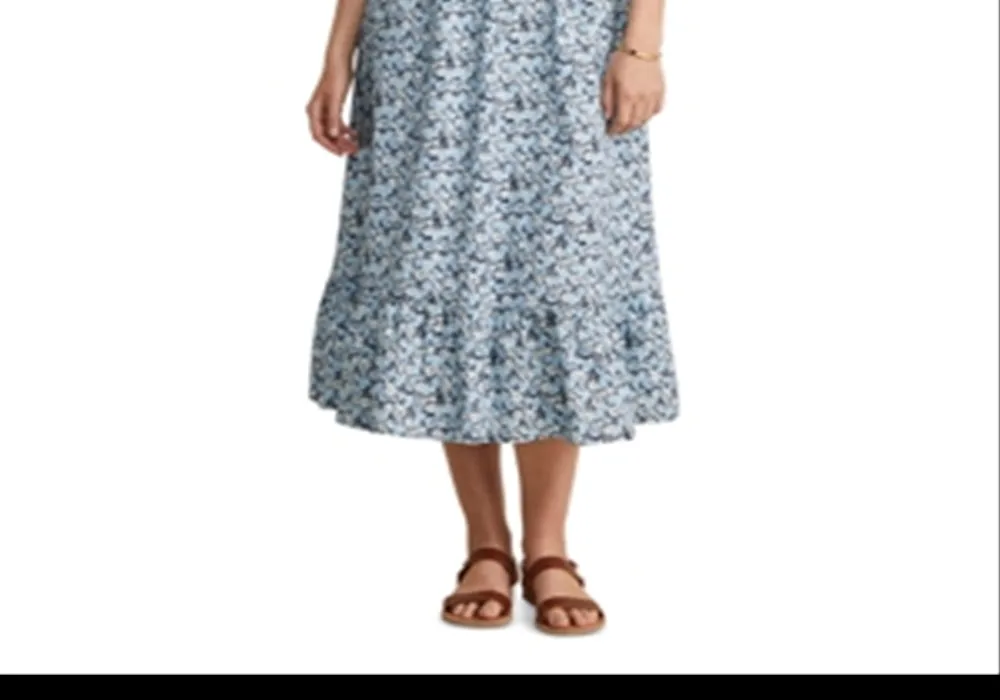 Vineyard Vines Poplin Puff Sleeve Midi Dress sold by Leota product image thumbnail 3