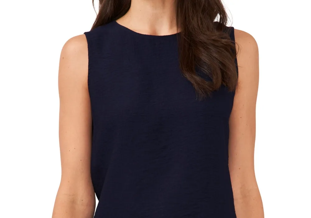 Vince Camuto Women's Solid-Color Lace-Hem Tank Top Blue Size Medium sold by Leota product image thumbnail 2