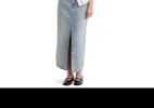 Levi s Women s Premium Ankle Column Denim Skirt Light Wash Blue sold by Leota
