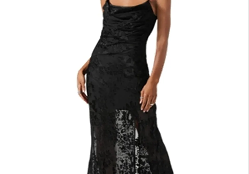 Astr the Label Aubrielle Dress Black sold by Leota product image thumbnail 5