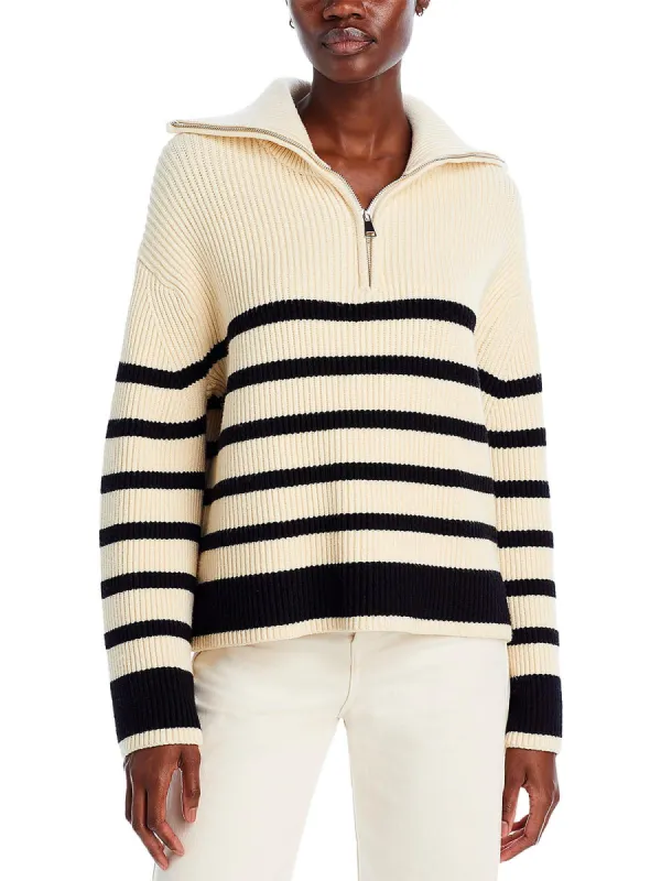 Blanknyc Quarter Zip Sweater White Size S sold by Leota