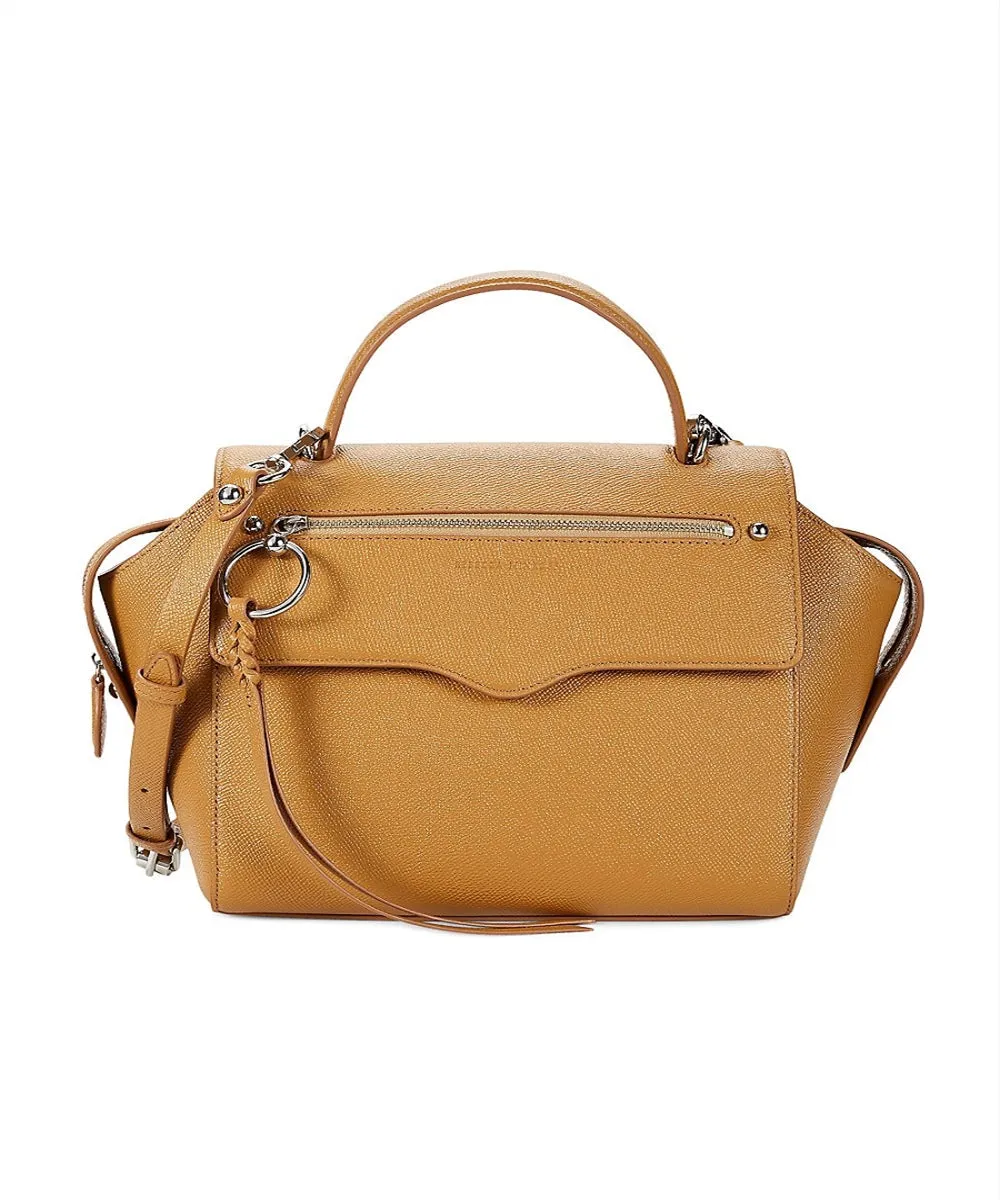 Rebecca Minkoff Women's Gabby Leather Satchel Tan sold by Leota