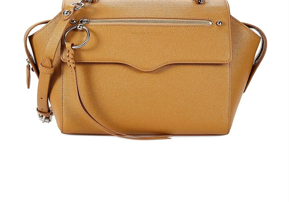 Rebecca Minkoff Women's Gabby Leather Satchel Tan sold by Leota product image thumbnail 3