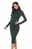 L.NY Ribbed Turtleneck Long Sleeve Dress sold by Leota