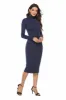L.NY Ribbed Turtleneck Long Sleeve Dress sold by Leota