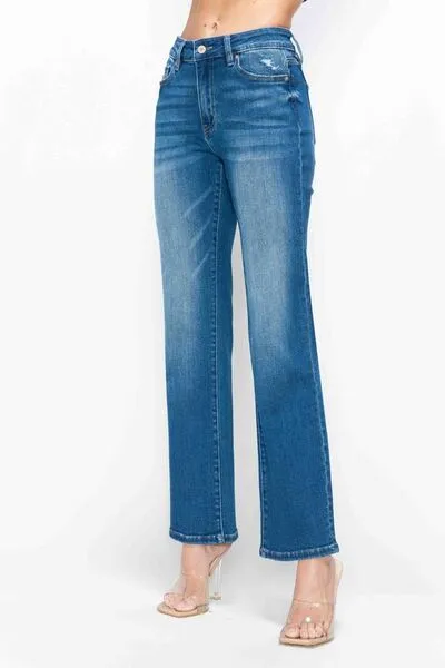 L.NY bytos Full Size Cat's Whiskers High Rise Straight Jeans sold by Leota product image thumbnail 4