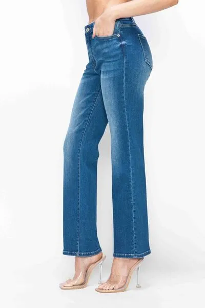 L.NY bytos Full Size Cat's Whiskers High Rise Straight Jeans sold by Leota product image thumbnail 3