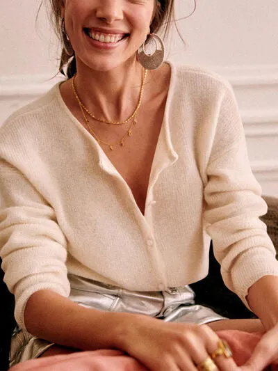 L.NY Button Down Long Sleeve Sweater sold by Leota