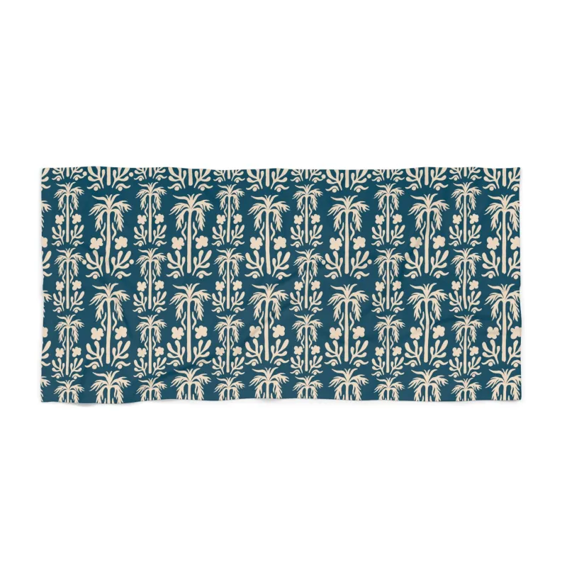 Leota Beach & Bath Towel in Palm Fields sold by Leota