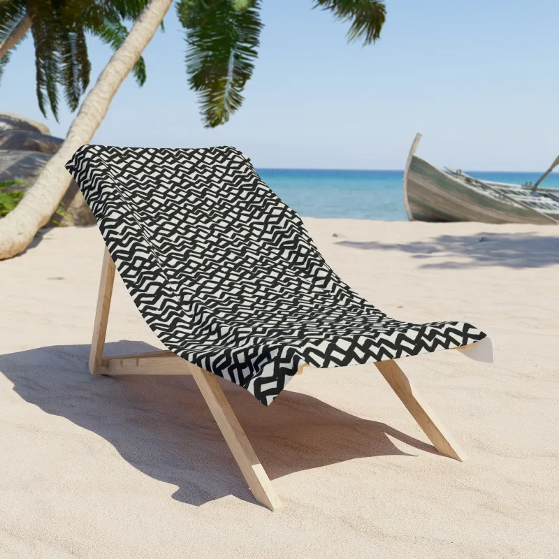 Leota Beach & Bath Towel in Zig Zag sold by Leota
