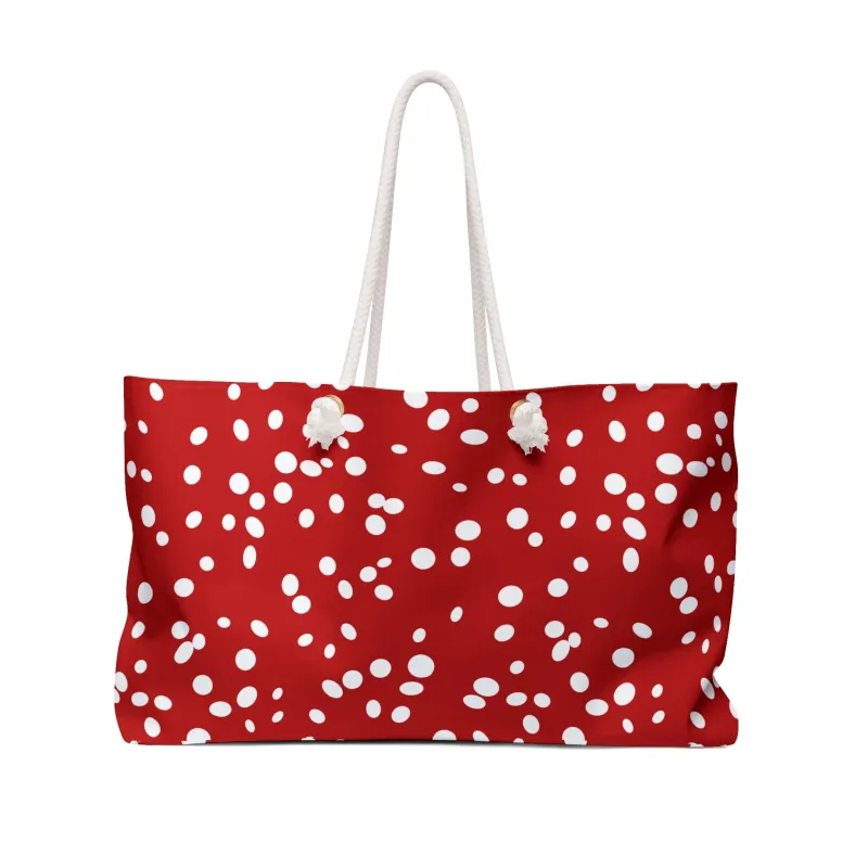 Leota Anywhere Tote in Disco Dot Barbados Cherry sold by Leota