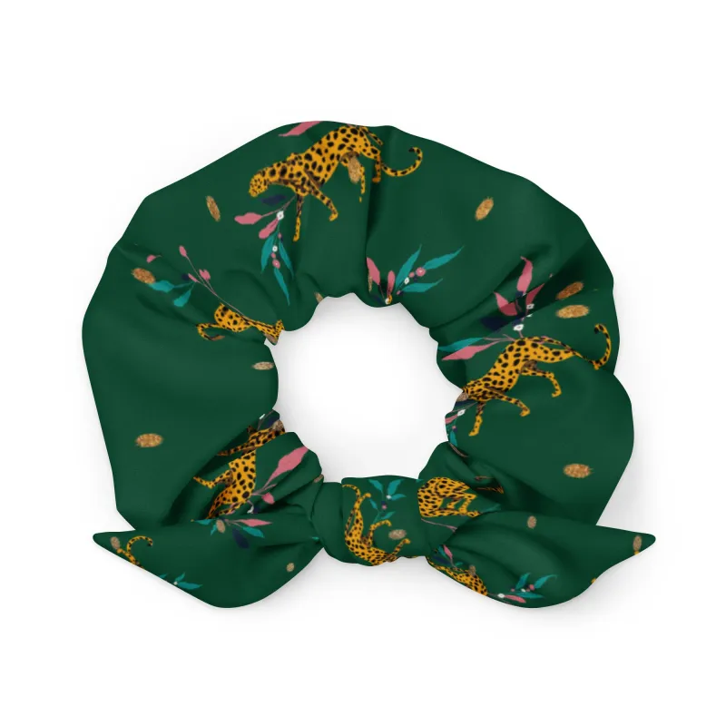 Leota Lucky Cheetah Scrunchie sold by Leota