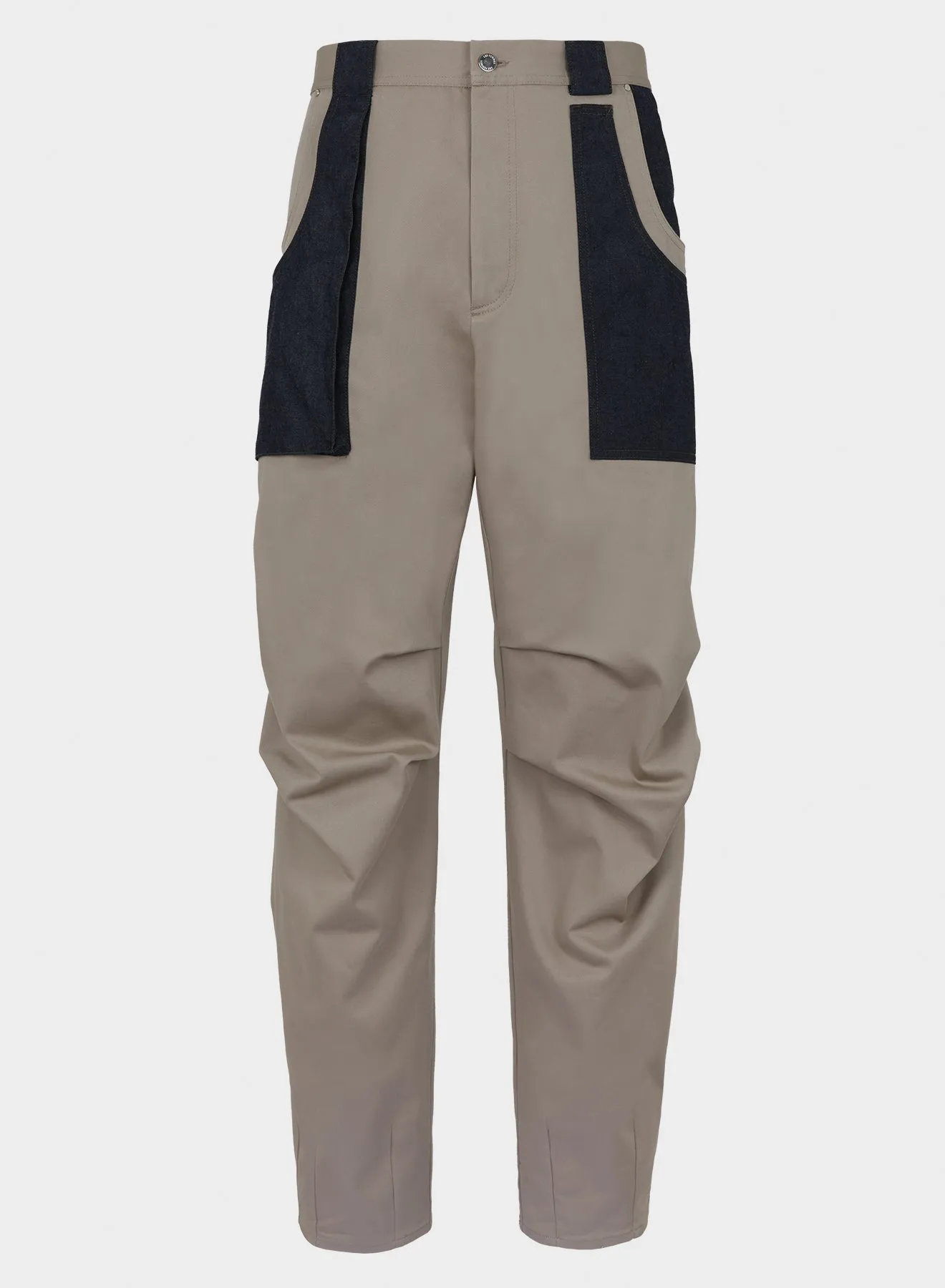 CARGO PANTS WITH DENIM POCKETS sold by Les Hommes