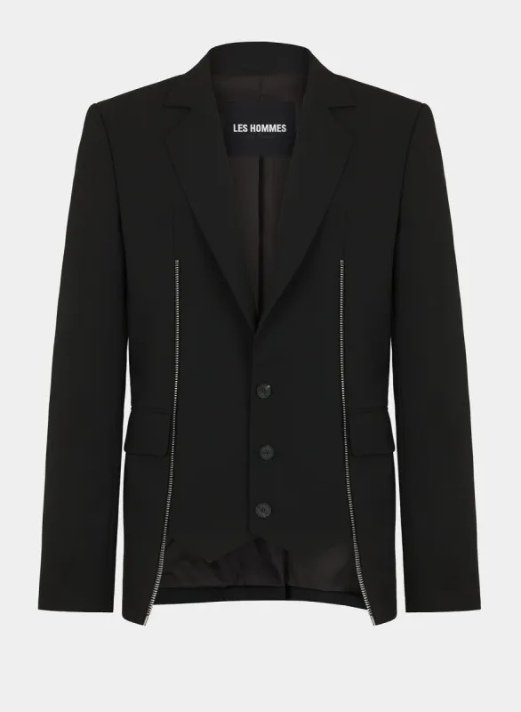 WAISTCOAT BLAZER WITH ZIPS sold by Les Hommes