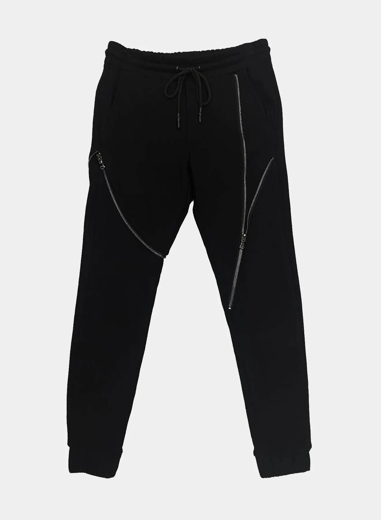 ASYMMETRICAL ZIPS JOGGERS sold by Les Hommes