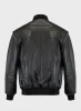 LEATHER JACKET WITH HALF ZIP DECORATION sold by Les Hommes