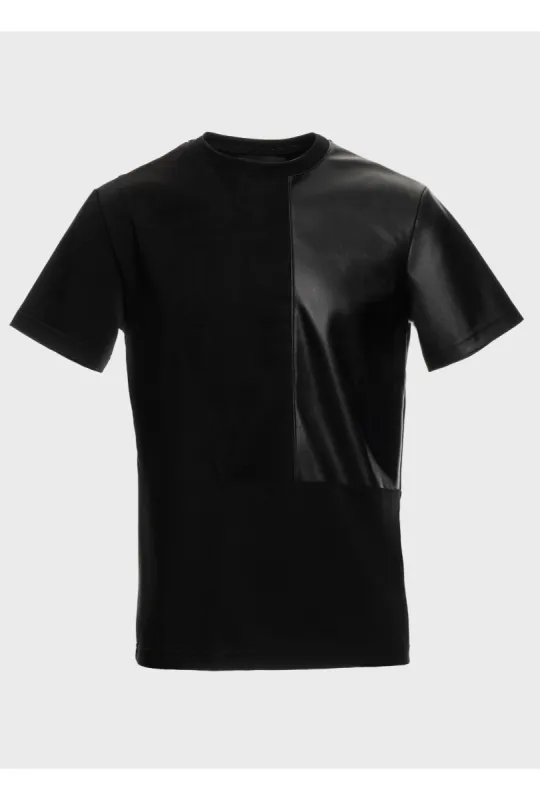 Square faux leather details sold by Les Hommes