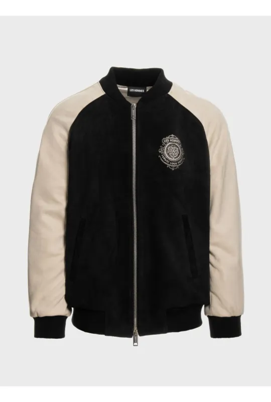 Bomber lion luxury logo sold by Les Hommes