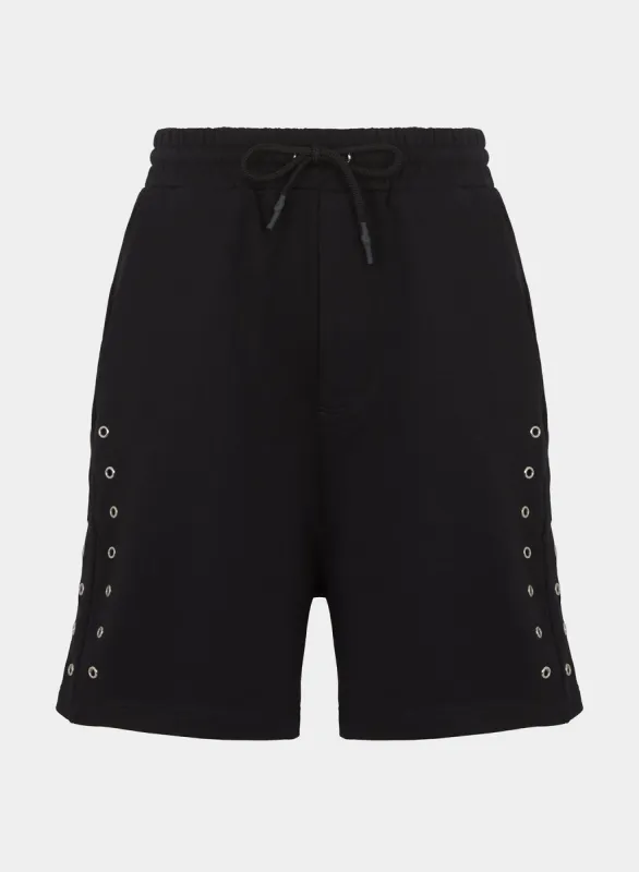 Shorts with eyeletsjersey sold by Les Hommes