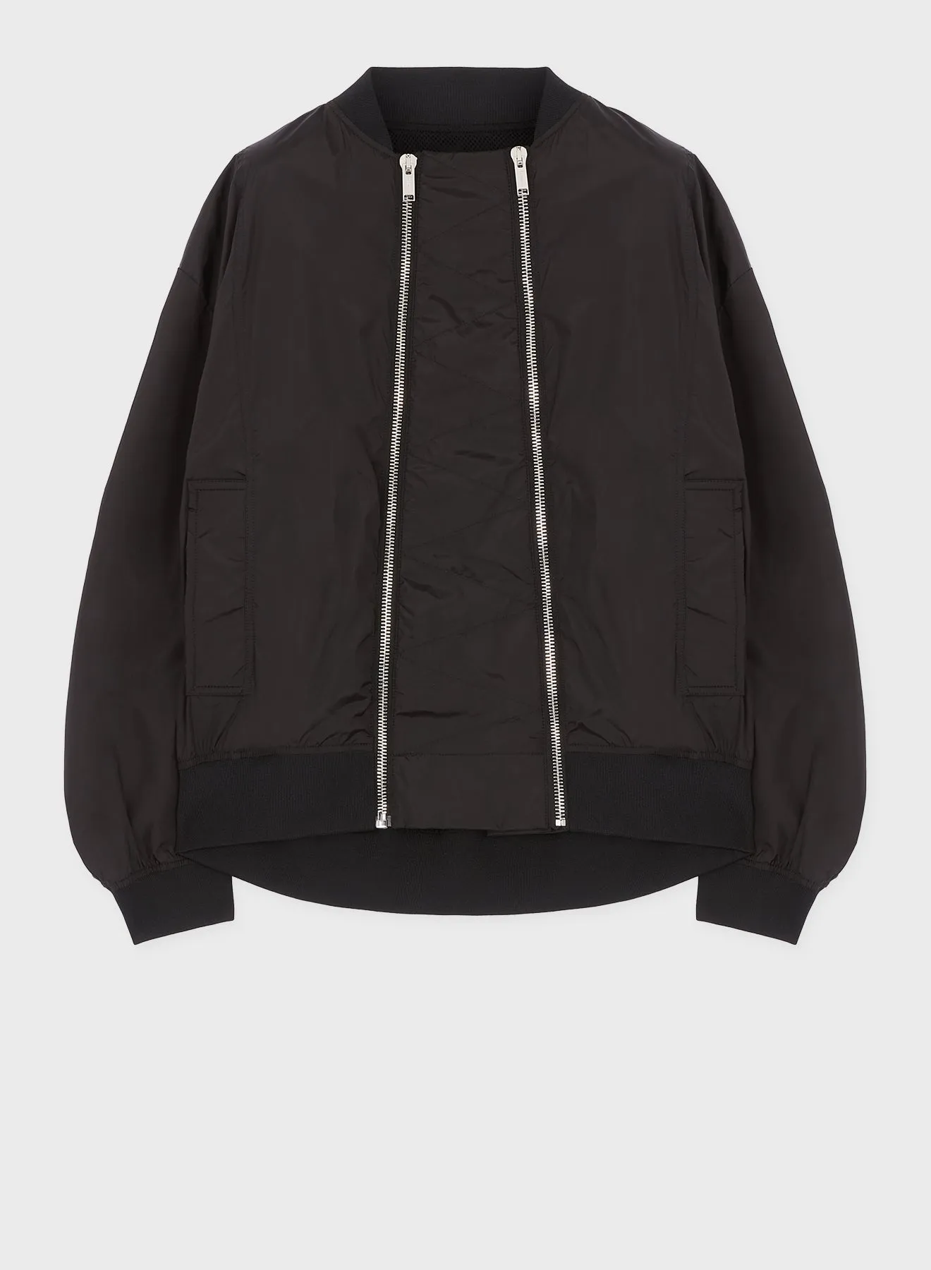 BOMBER WITH DOUBLE FRONT ZIPS AND SIDE POCKETS sold by Les Hommes