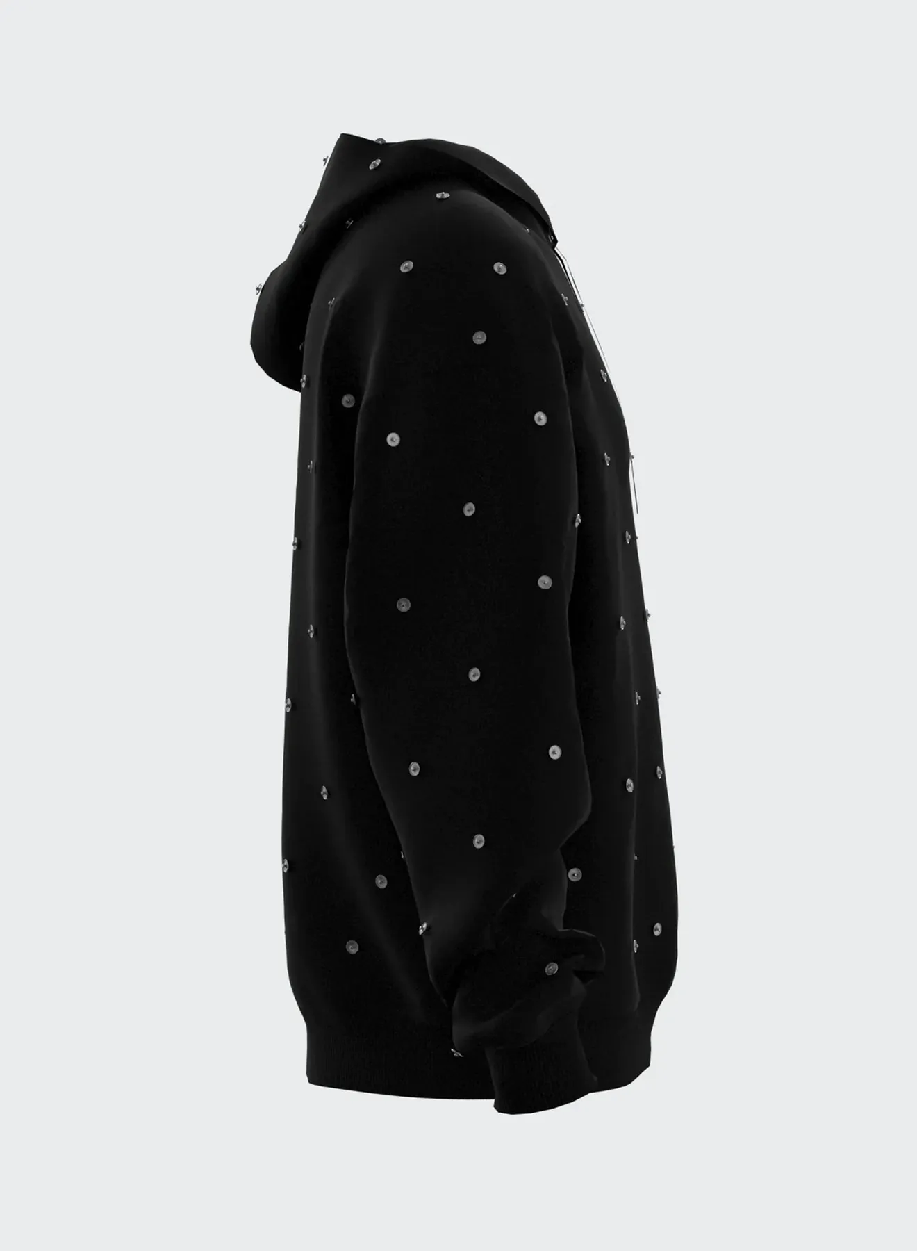 BOTTONS HOODIE sold by Les Hommes product image thumbnail 4