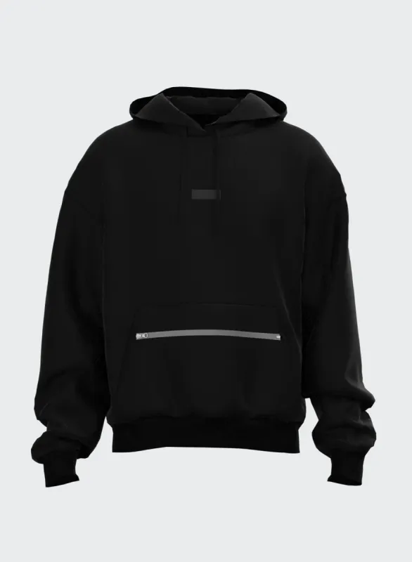 CROPPED HOODIE ZIP POCKET sold by Les Hommes