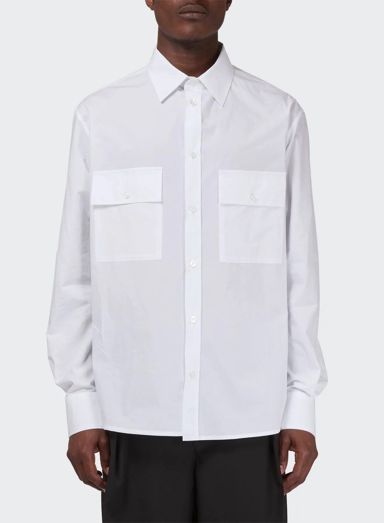 FIELD SHIRT WITH FRONT POCKETS sold by Les Hommes product image thumbnail 4