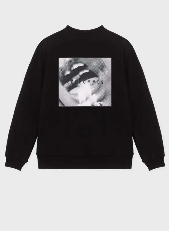 LH SILK PRINT CREWNECK sold by Les Hommes