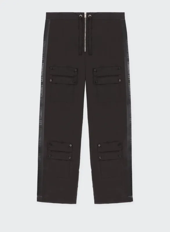 NYLON CARGO TROUSER WITH 4 POCKETS AND COULISSE sold by Les Hommes