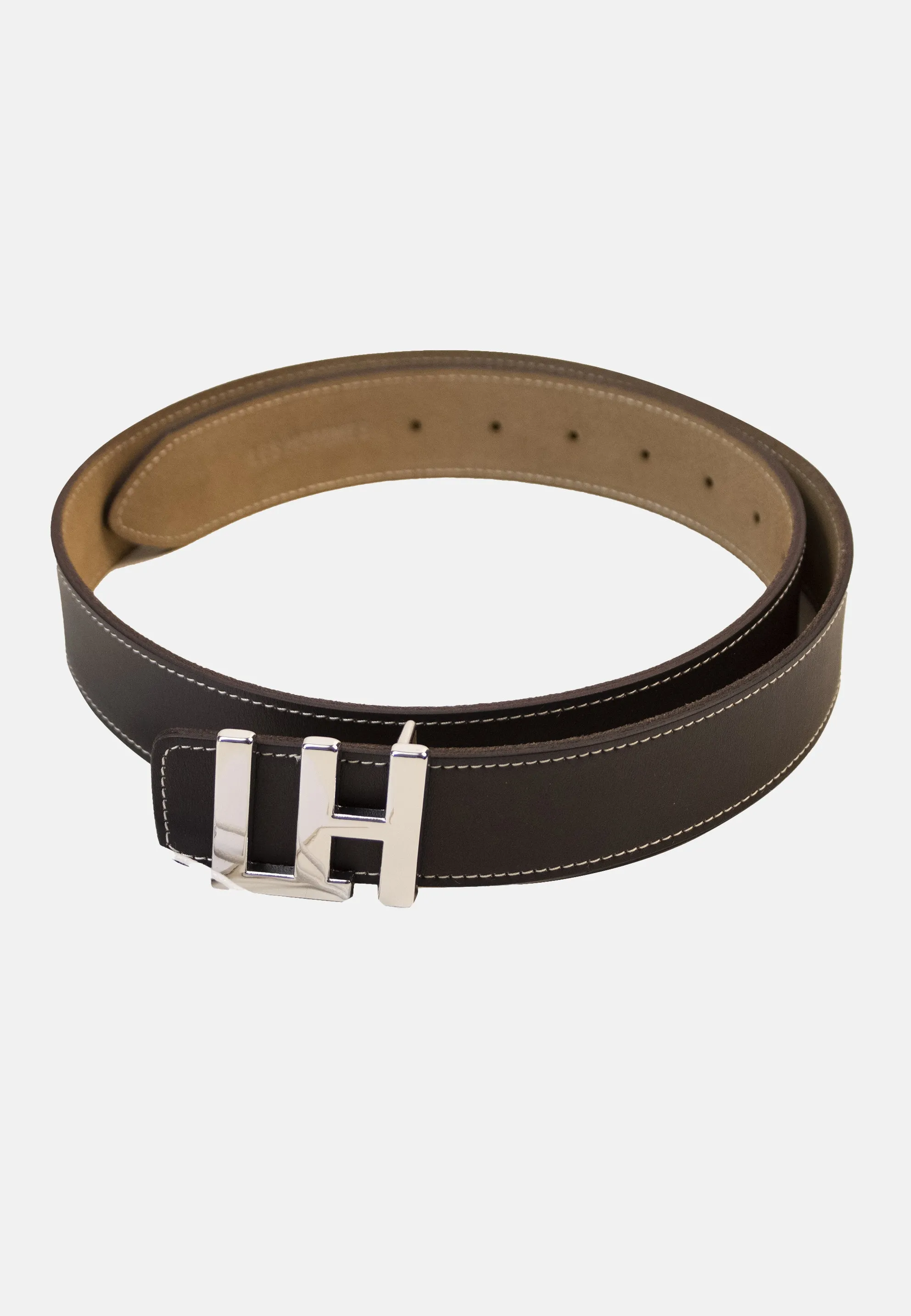 242L09031 REAL LEATHER BELT sold by Les Hommes