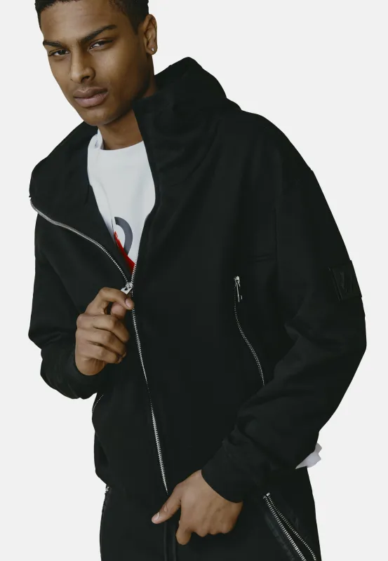 242L04021    HEAVY COTTON JACKET ZIPS AND HOODIE sold by Les Hommes
