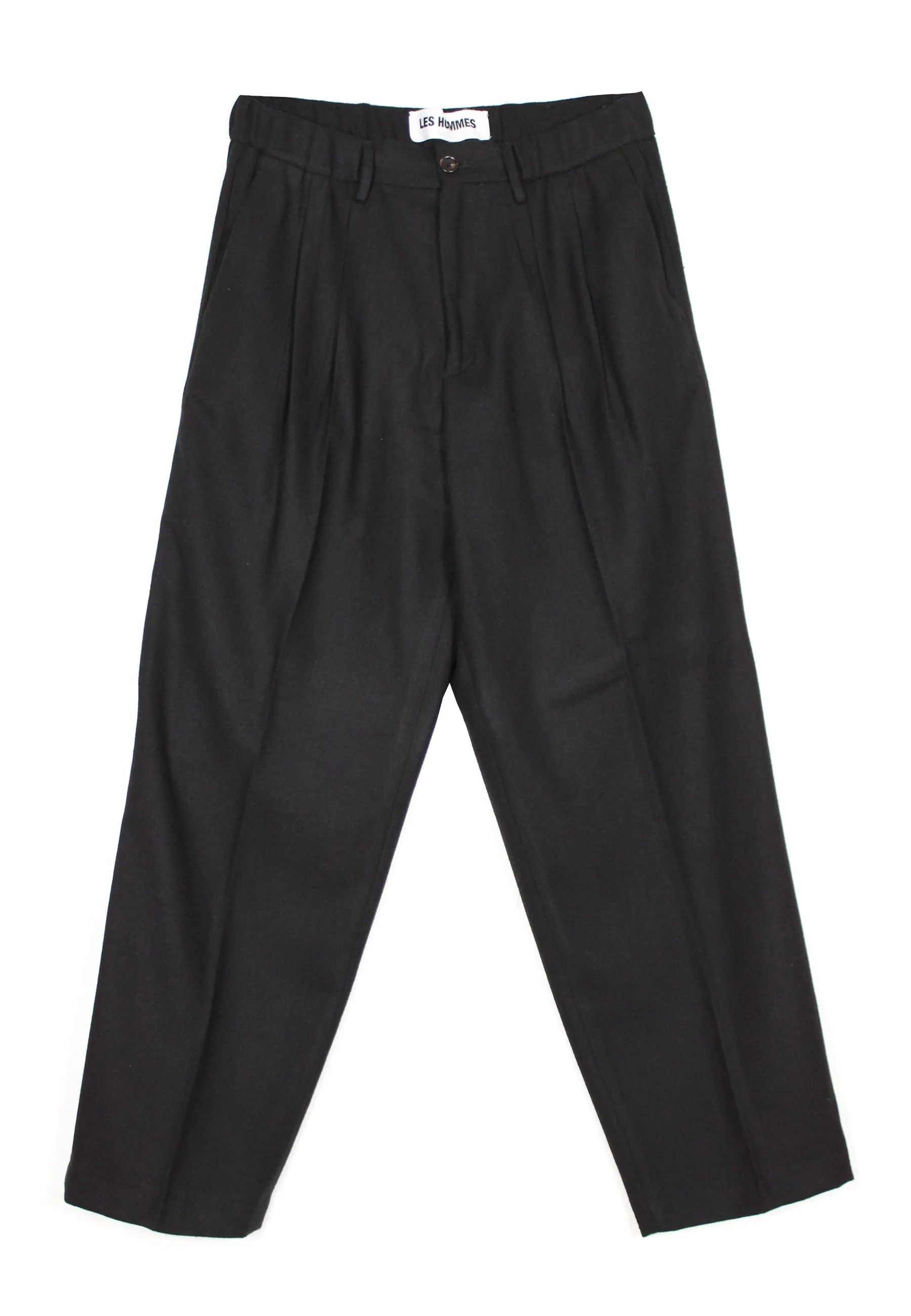 242L01009 MIX WOOL 2 PINCE PANTS WITH COULISSE sold by Les Hommes product image thumbnail 2
