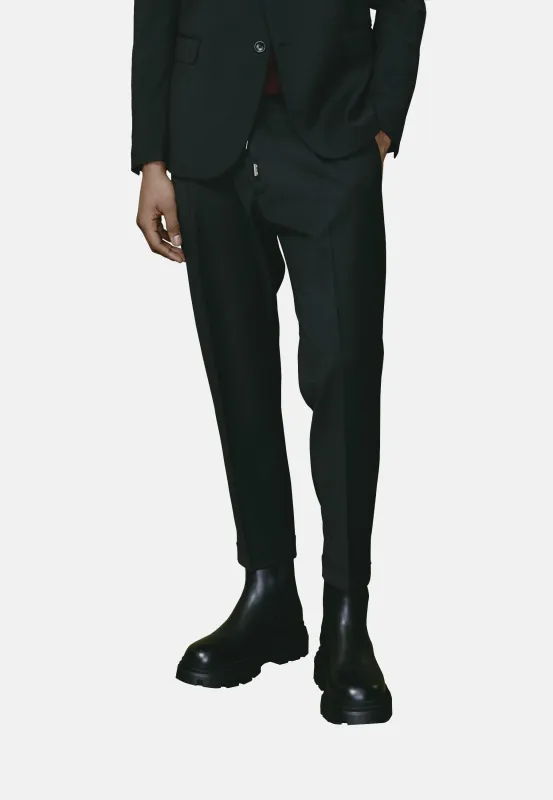 242L01006    MIX WOOL PANTS sold by Les Hommes