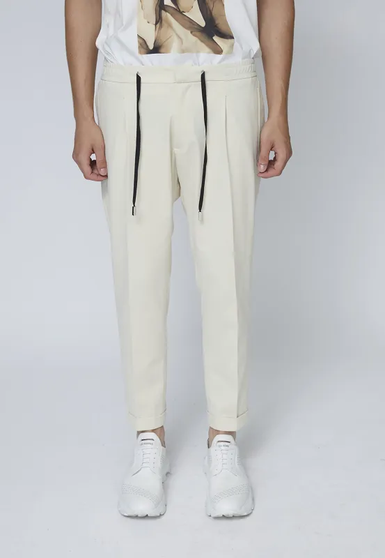 STRETCH-PANT-WITH-COULISSE sold by Les Hommes