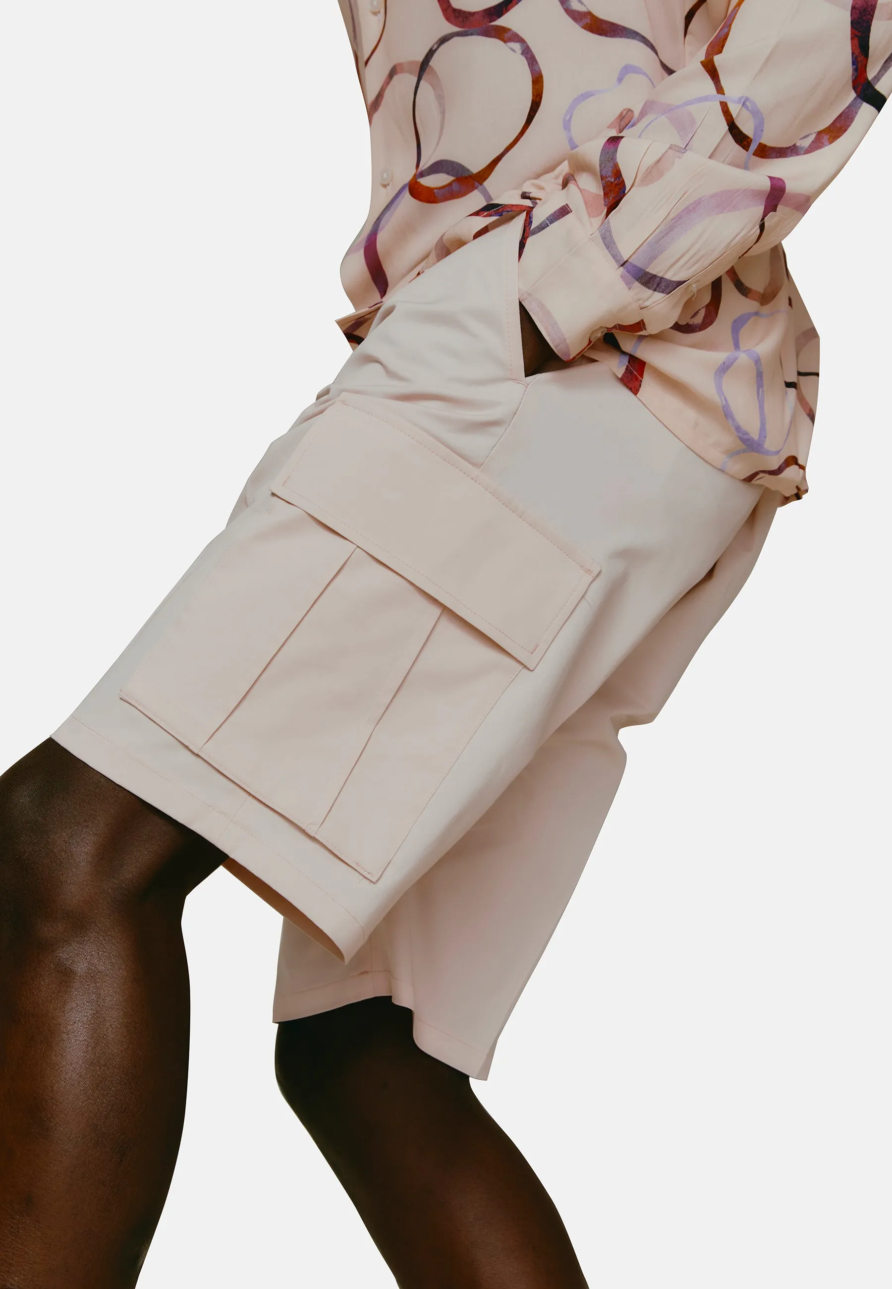 CARGO-COTTON-STRETCH-SHORT sold by Les Hommes