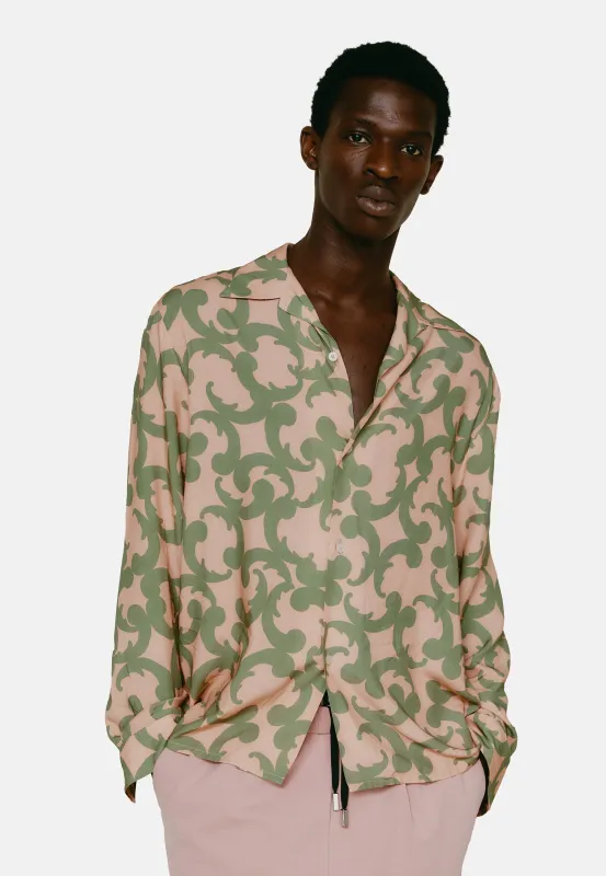 VISCOSE PRINTED SHIRT sold by Les Hommes