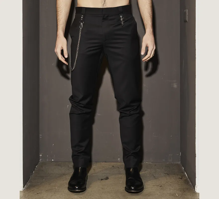LHB2526012  Slim Fit Pants With Chain sold by Les Hommes