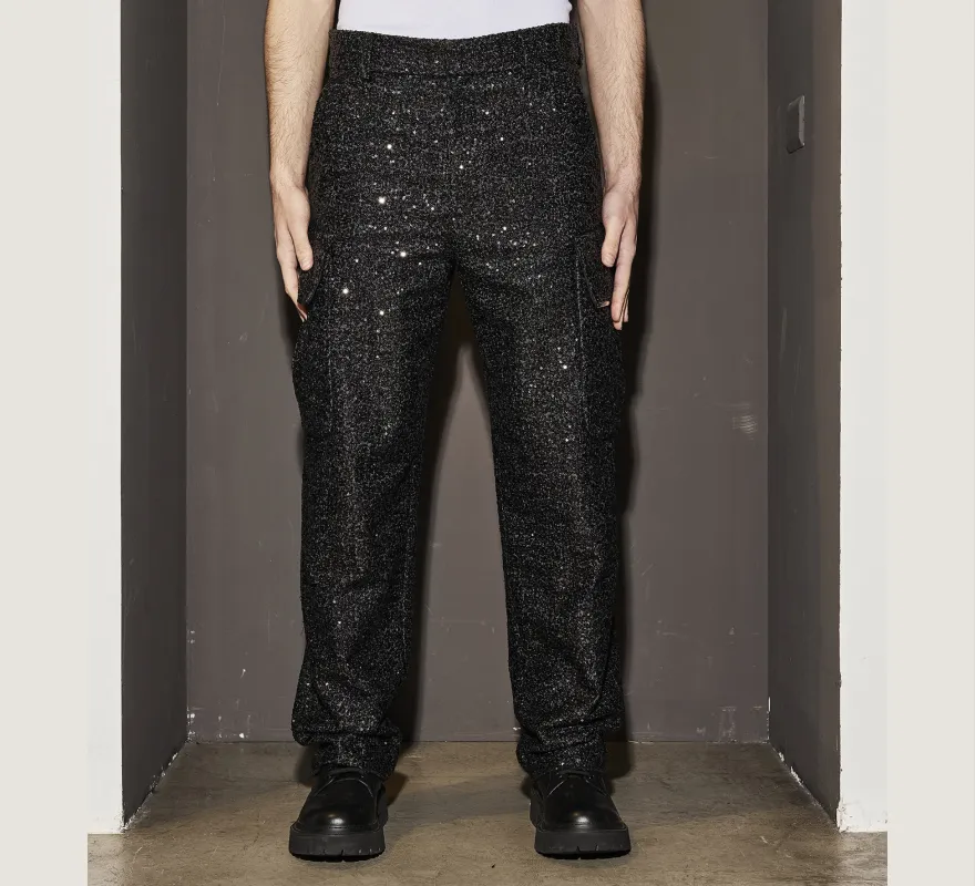 LHB2526006  Full Paillettes Cargo sold by Les Hommes