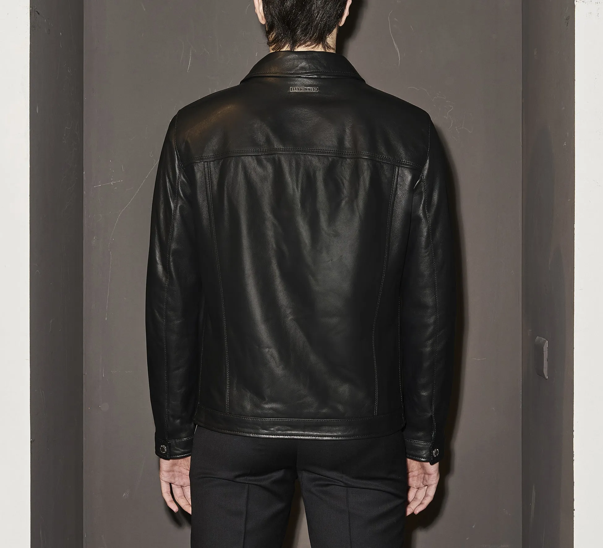 LHB2524002 Leather Jacket sold by Les Hommes product image thumbnail 2