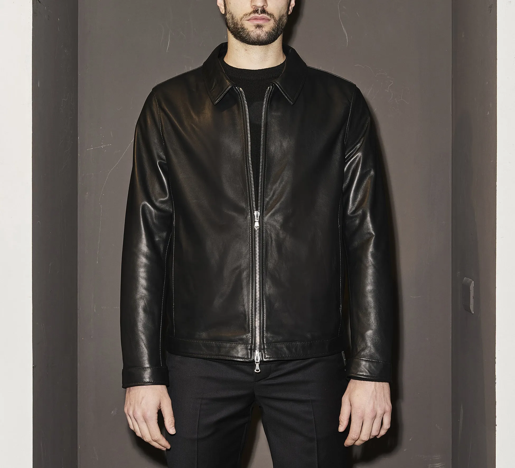 LHB2524002 Leather Jacket sold by Les Hommes