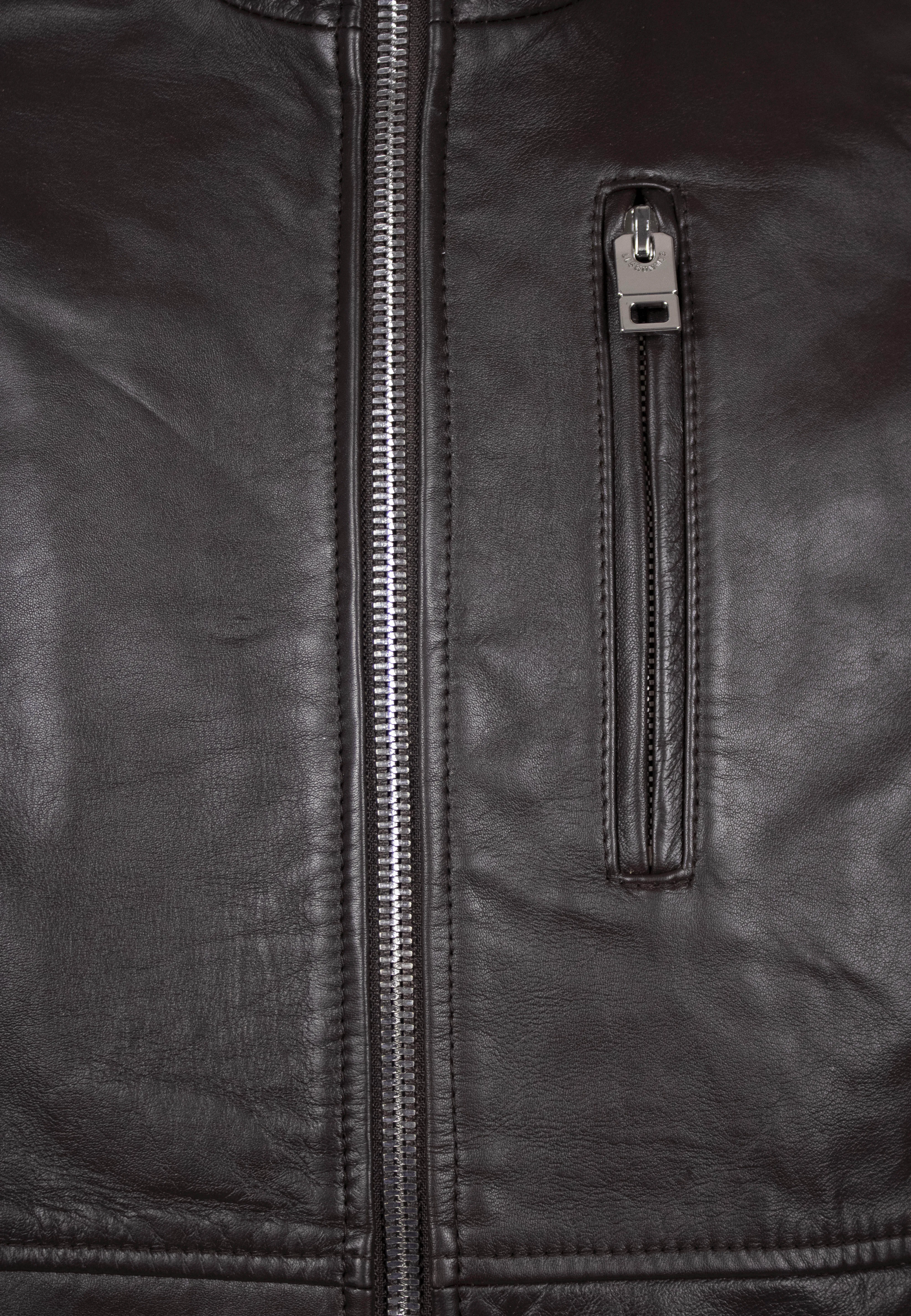 252L02023 leather jacket sold by Les Hommes product image thumbnail 4