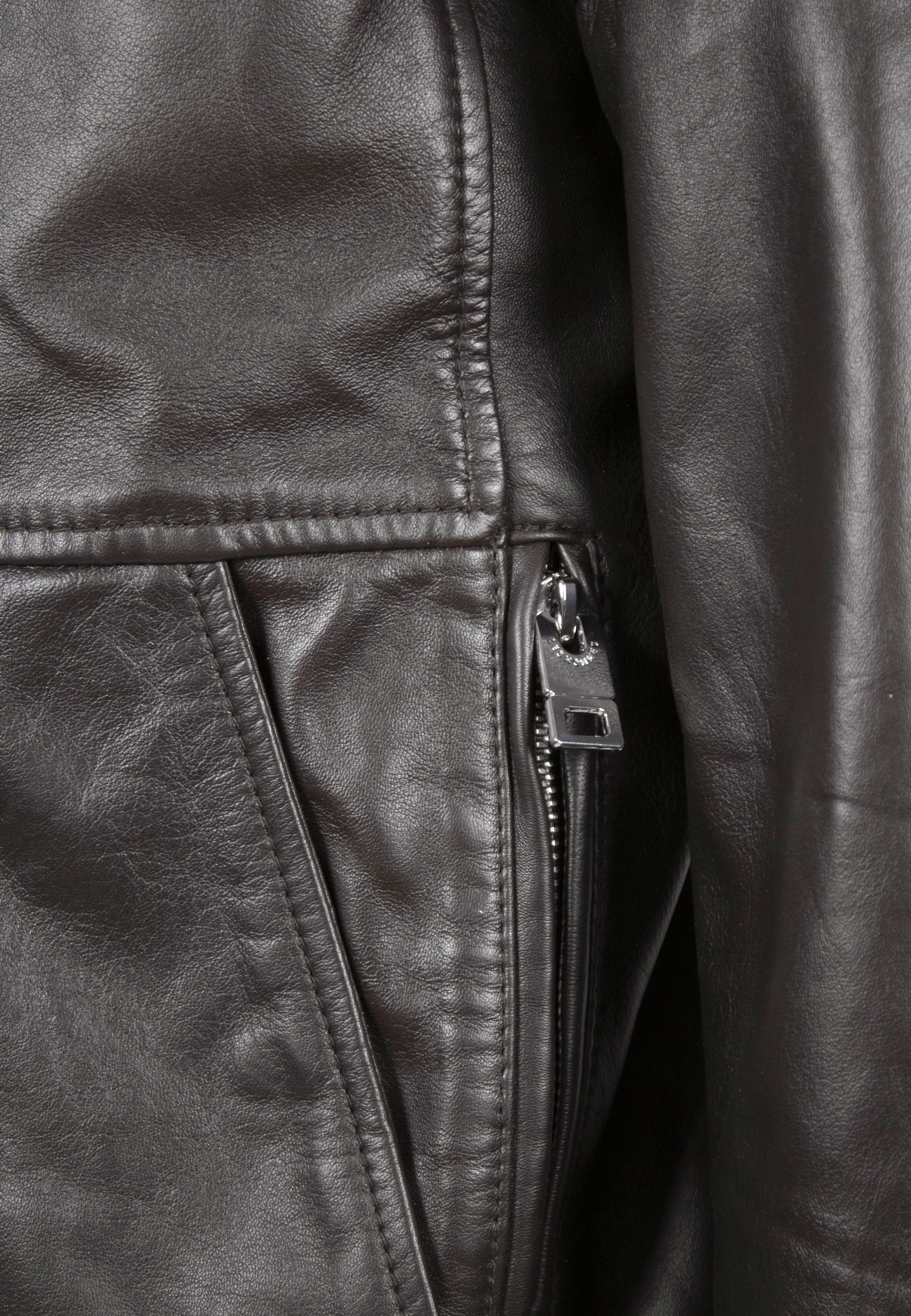 252L02023 leather jacket sold by Les Hommes product image thumbnail 5